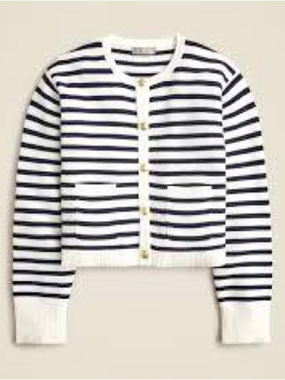 J.Crew Emilie Striped Sweater Jacket